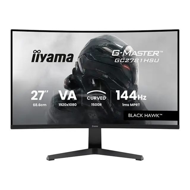iiyama Monitor 27" G-Master GC2781HSU-B1 Black Hawk VA FHD (GC2781HSU-B1)