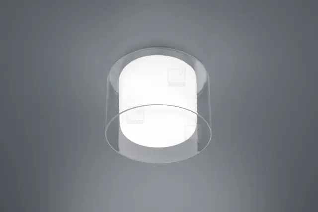 Πλαφονιέρα OLVI 15/1930.04 Χρώμιο | IP44 LED Μπάνιο Κουζίνα Άσπρο