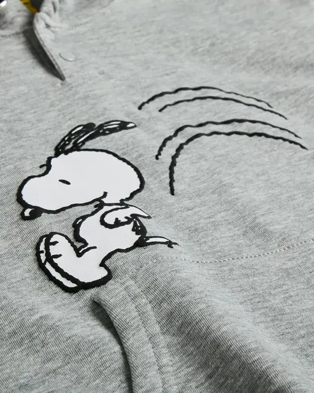 Μπλούζα φούτερ Snoopy με ανάγλυφο σχέδιο 3