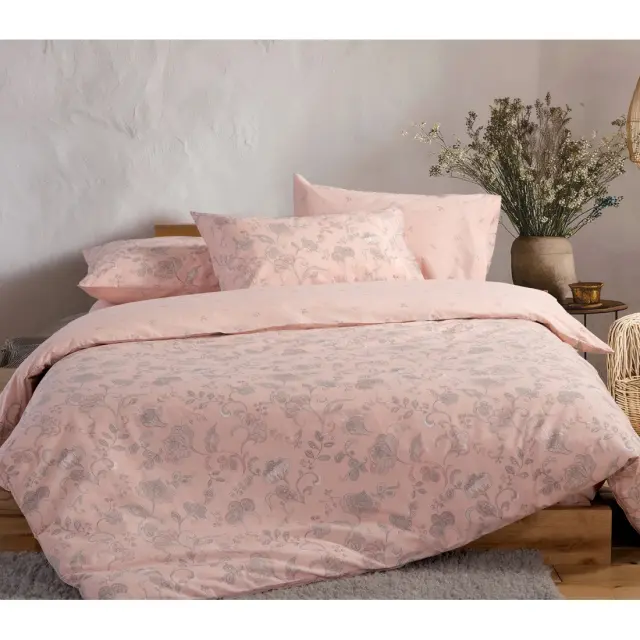 Σετ Παπλωματοθήκη Υπέρδιπλη 3 Τεμαχίων Nef-Nef Carena Pink 240x230