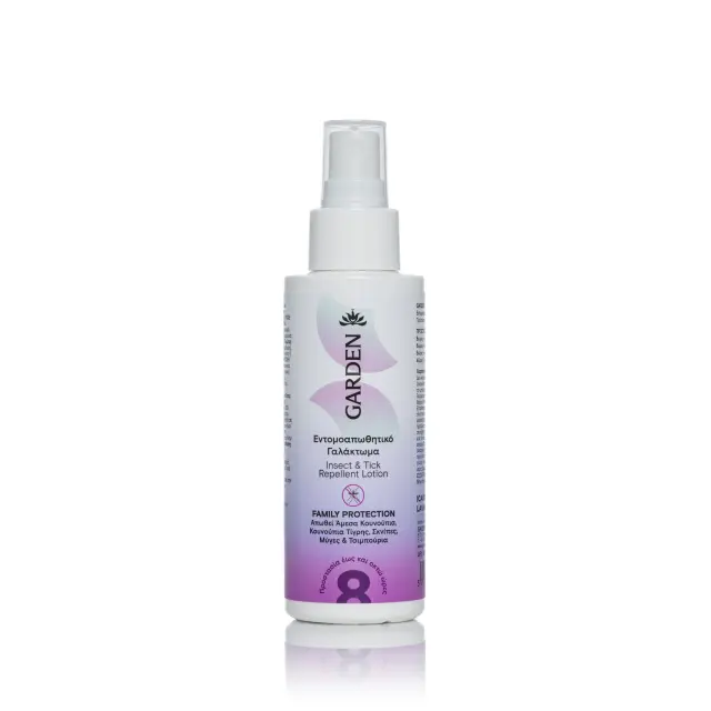 Garden Insect & Tick Εντομοαπωθητικό Γαλάκτωμα σε Spray Κατάλληλο για Παιδιά 100ml