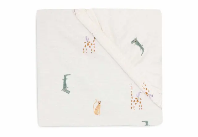 Σεντόνι Ζέρσεϊ με Λάστιχο Jungle Jambo (70x140cm) - Jollein 2