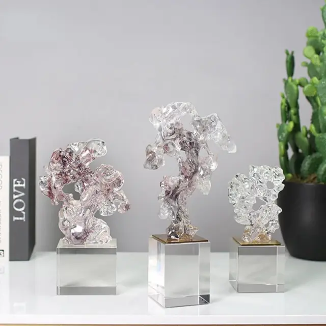Γυάλινο Διακοσμητικό Γλυπτό - Glass Sculpture Decor 0107001