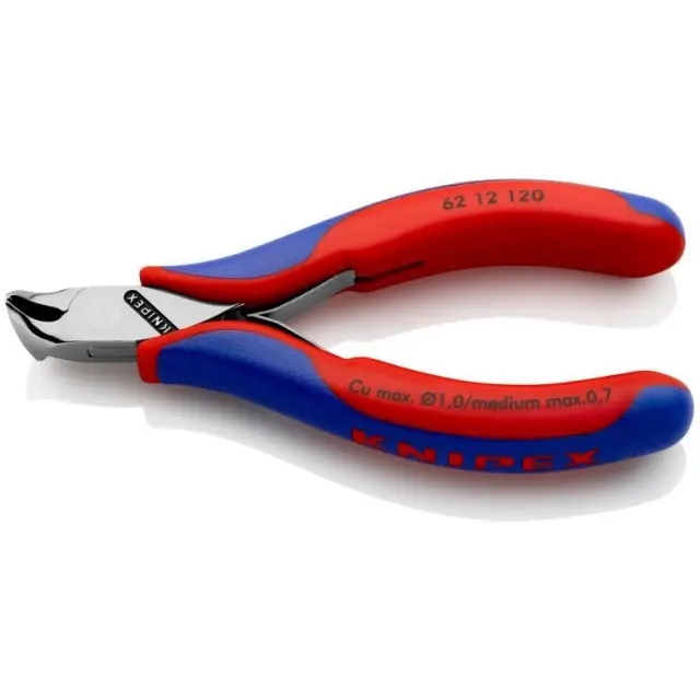Knipex 6212120 - Μπροστοκόφτης ηλεκτρoνικών για διαγώνιο κόψιμο με βαρια μόνωση Νο120mm