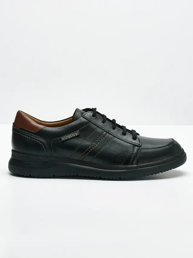 Mephisto Sneakers Ανδρικό δέρμα Μαύρο MEP/AMELIO BLACK 2