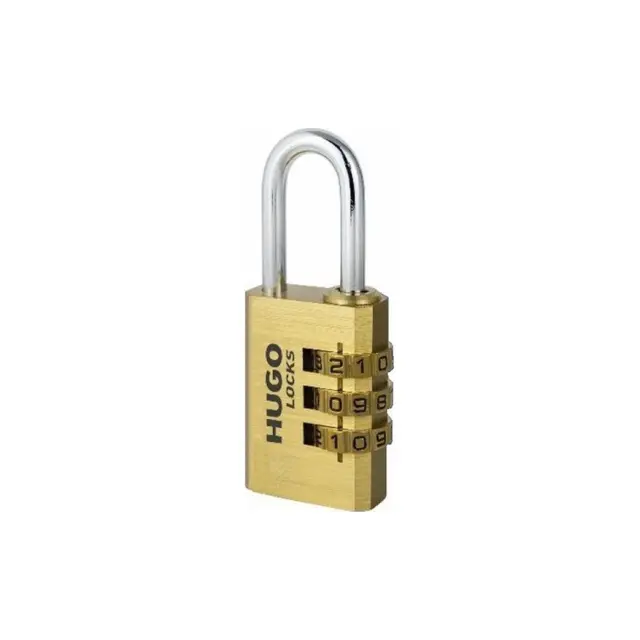 Hugo Locks PB30 - Λουκέτο Πέταλο Συνδυασμού 30mm Ορειχάλκινο (60301)