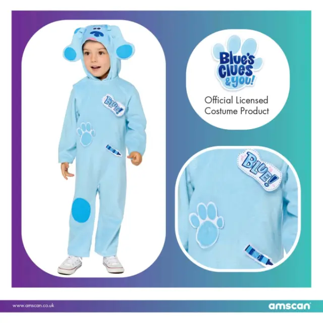 Στολή Blue's Clues Jumpsuit / 3-4 ετών Μπλου