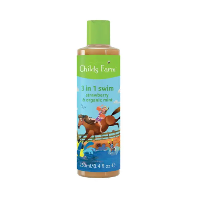 Childs Farm Βιολογικό Παιδικό Αφρόλουτρο & Σαμπουάν "Organic" με Μέντα / Φράουλα σε Μορφή Gel 250ml