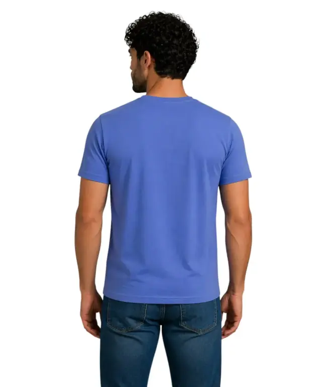 Rifle- Ανδρικό T-shirt RFT001-AZZURR Γαλάζιο 2