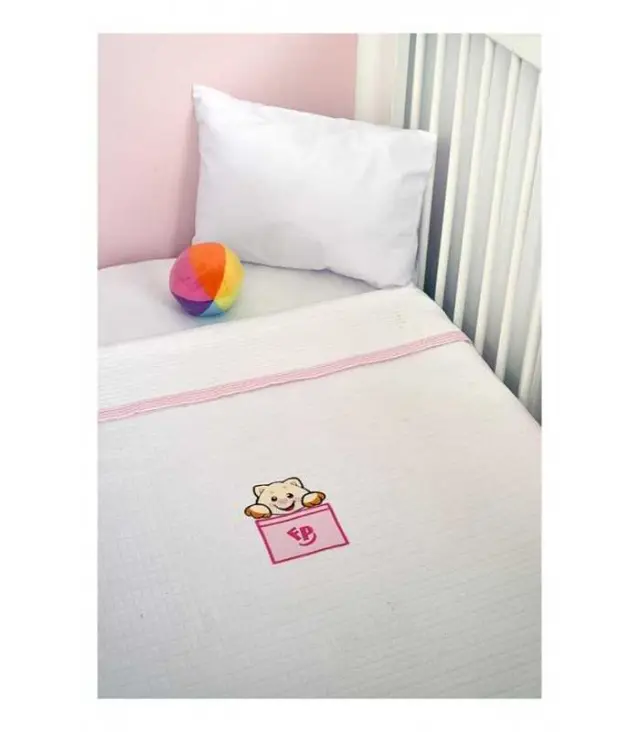 Fisher Price Πικέ Κουβέρτα des.206 Κούνιας