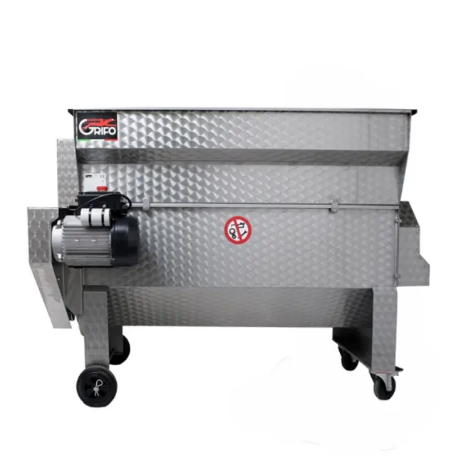 Grifo DVEP50I Σπαστήρας Σταφυλιών Ηλεκτροκίνητος 3HP IΝΟΧ με Διαχωριστήρα και Αντλία / 101038