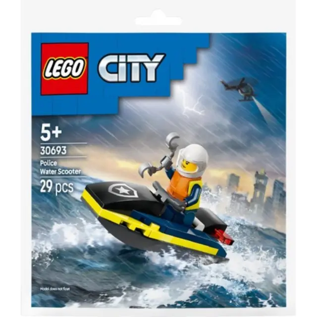 Lego City Police Jet Ski (30693) (LGO30693)
