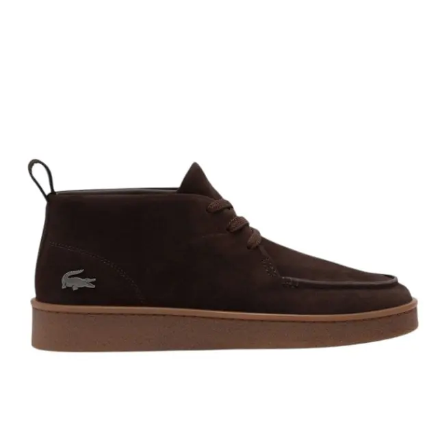 Ανδρικά Δερμάτινα Μποτάκια Lacoste Baseshot 750SMA0028031 Καφέ Καφέ - 42