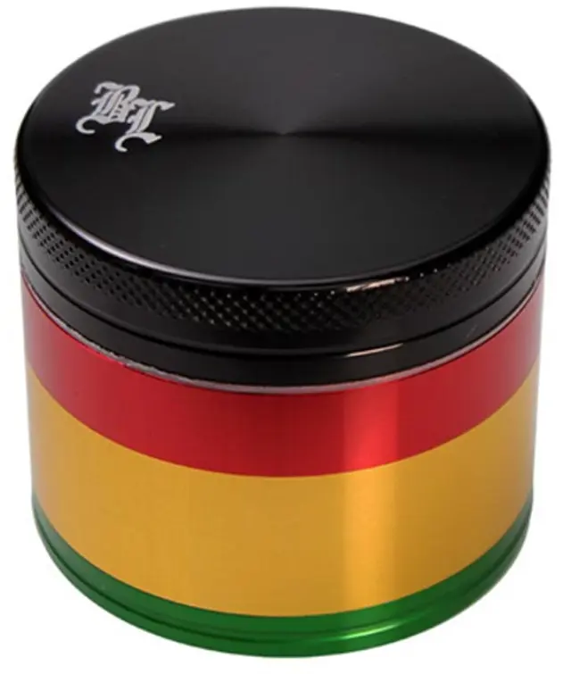 Black Leaf Grinder Τρίφτης Rasta 49mm Aluminium - 4 Parts