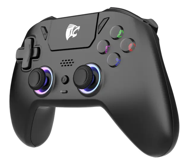 ROAR ασύρματο gamepad RR-0023, Switch/PS4/PC/iOS/Android, Bluetooth, μαύρο 2