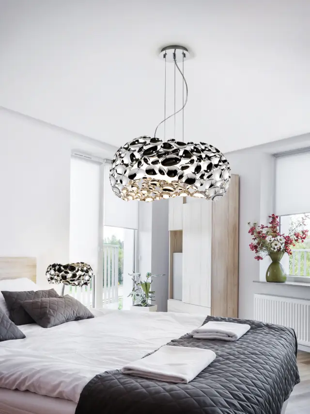 NARISA LAMP 5L Ø47 CHROME φωτιστικό κρεμαστό Χρώμιο 2