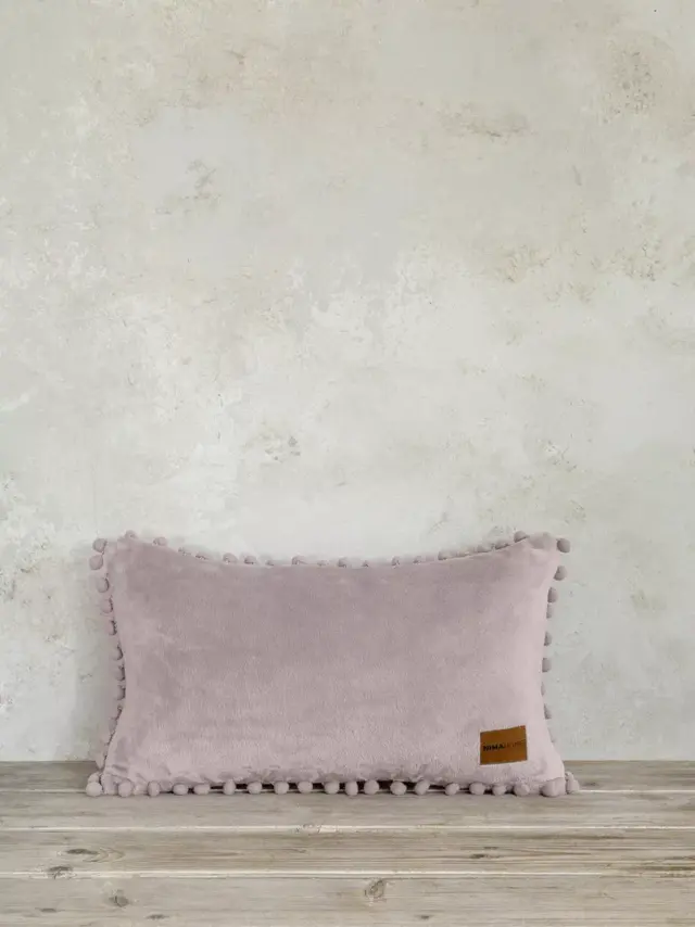 Nima Home Διακοσμητικό Μαξιλάρι 30x50 - Macia Nude Ροζ