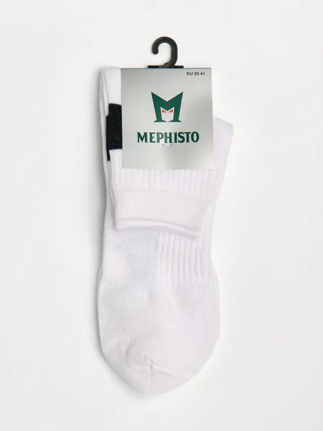 Mephisto Κάλτσες Unisex 80% Βαμβάκι 17% Πολυαμίδιο 3% Ελαστικό Άσπρο MEP/SOLE SPORT WHITE 2