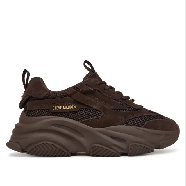 Γυναικεία Sneakers Steve Madden Possession-E 11004652-CHN Καφέ Καφέ - 37