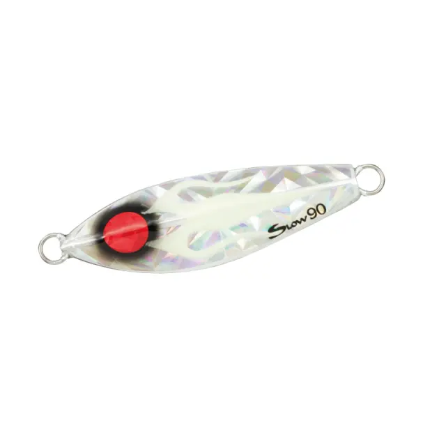 Πλάνος Hayabusa Jack Eye Slow FS-424 – 11cm για Slow Jigging 90gr 5. Glow silver