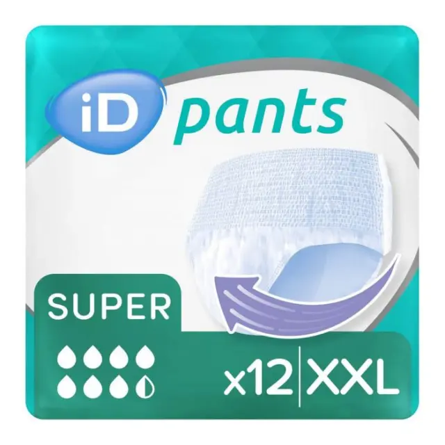 Πανα βρακακι id pants super νυχτος XXLarge 12 τεμαχιων 2