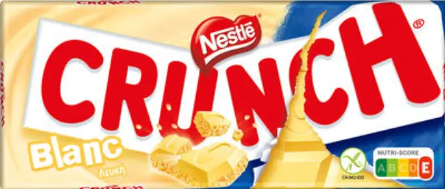 Nestle Σοκολάτα Λευκή Crunch 100gr 1 τμχ