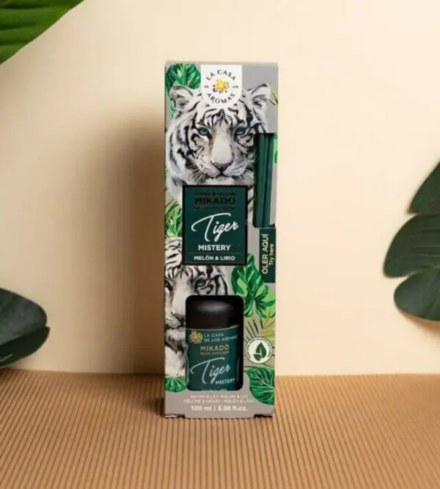 La Casa de los Aromas Αρωματικό Χώρου Tiger Mystery με sticks Lily + Πεπόνι 100ml 2