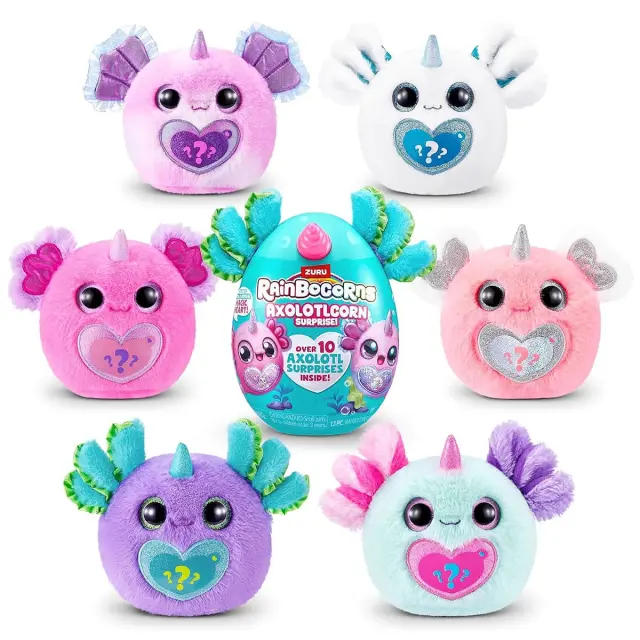 Λούτρινο σε Αυγό Zuru Rainbocorns Axolotlcorn 2