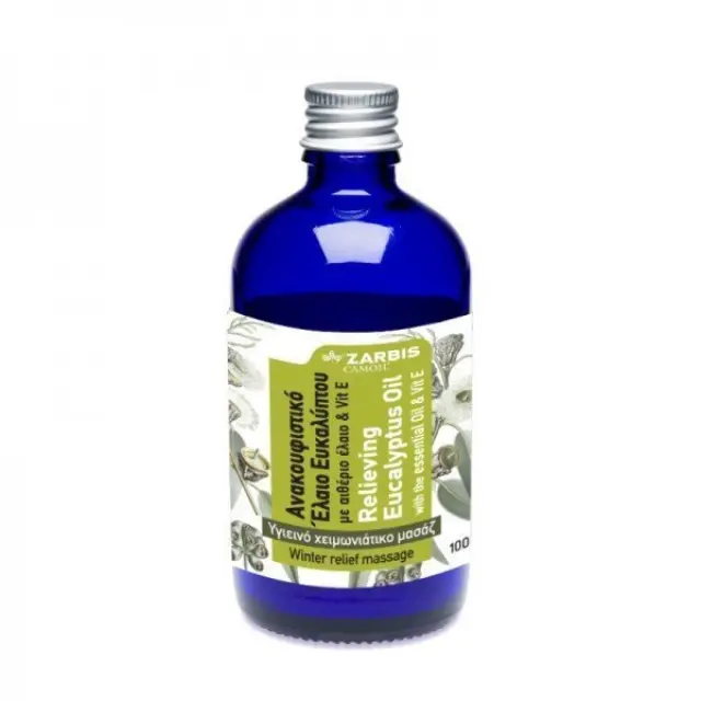 Camoil Αποσυμφορητικό Massage Eucalyptus Massage Oil Στήθος, Λαιμός, Πλάτη 100ml