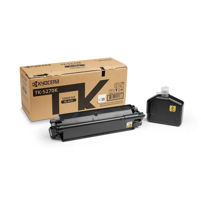 Kyocera TK-5270K Γνήσιο Toner Laser Εκτυπωτή Μαύρο 8000 Σελίδων 1T02TV0NL0
