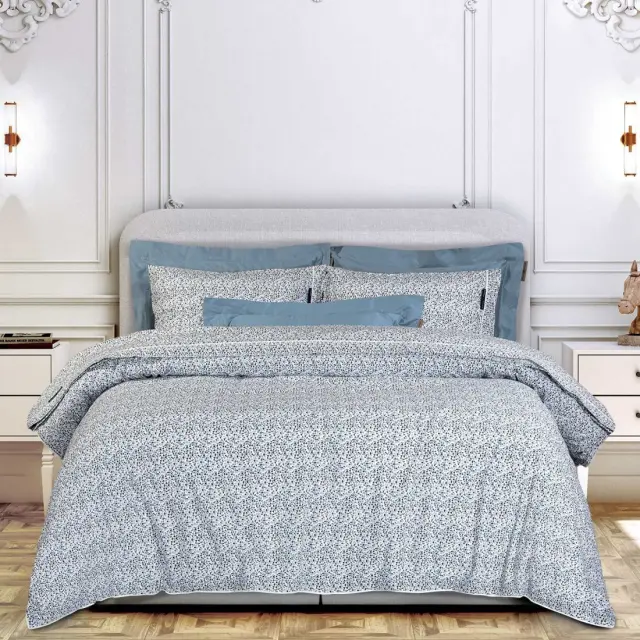 Σετ Παπλωματοθήκη 220x240 Υπέρδιπλη Essential Greenwich Polo Club 2360 White-Blue 100% βαμβακερό