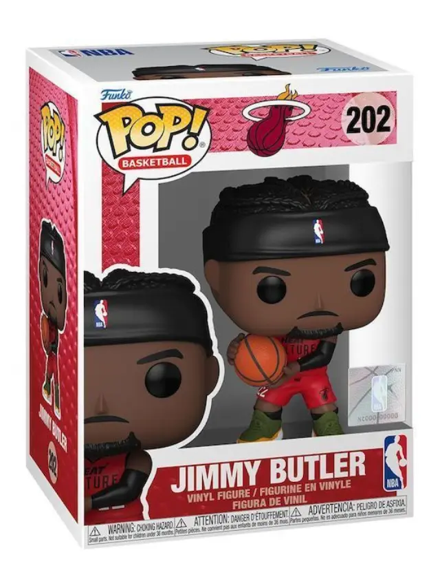 Funko POP! Basketball: NBA Heat - Jimmy Butler (City Edition 24-25 #202 Vinyl Figure 2