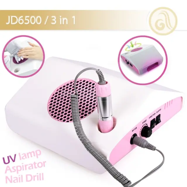 JSDA JD-6500 - Επαγγελματικός τροχός νυχιών & φουρνάκι UV & συλλέκτης σκόνης 2