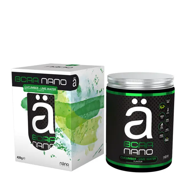 Nanosupps Amino Acid BCAA Nano Cucumber-Lime Water, 420 g