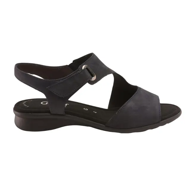 Gabor Πέδιλα Γυναικείο δέρμα Nubuck Μπλέ GAB/66063 46-NIGHTBLUE