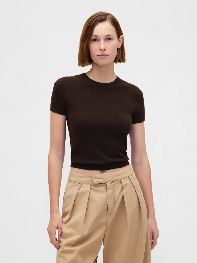 CashSoft Stretch Ωρεφική Μπλούζα Terra brown