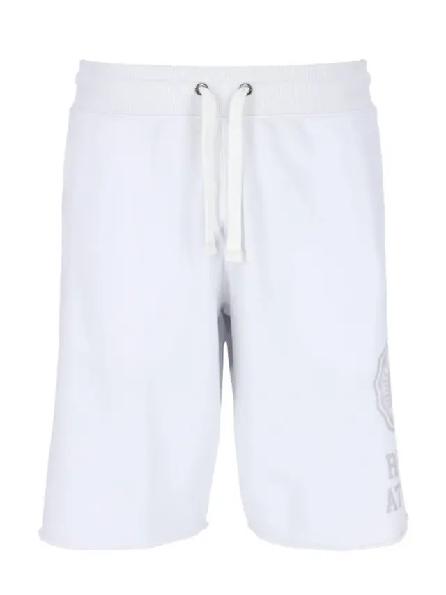 Russell Athletic Brooklyn-Seamless Ανδρική Βερμούδα A4-057-1-001 Λευκό - L