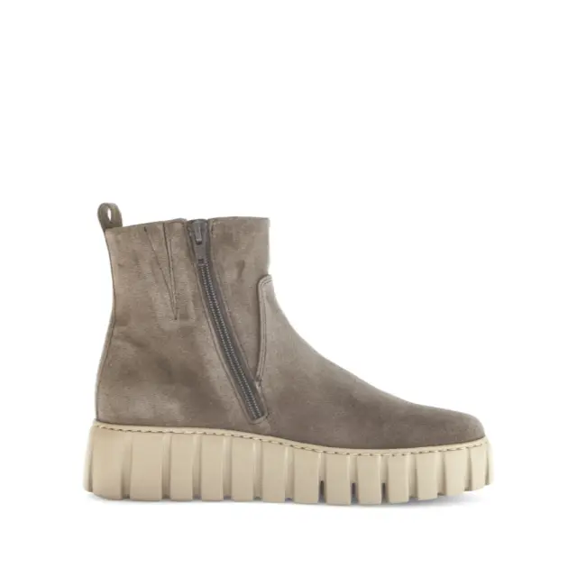 Gabor Μποτάκια Γυναικείο δέρμα Nubuck Καφέ GAB/76780 30-MOHAIR