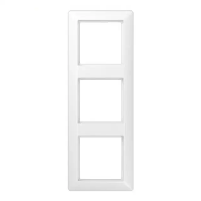 3-gang frame Alpine white AS583WW