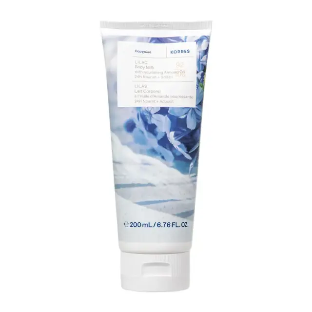 Korres Lilac Body Milk Ενυδατικό Γαλάκτωμα Σώματος 24ωρης Ενυδάτωσης Πασχαλιά 200ml