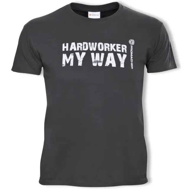 Μπλουζάκι T-shirt Bennon Hardworker grey/white 0669140020 2