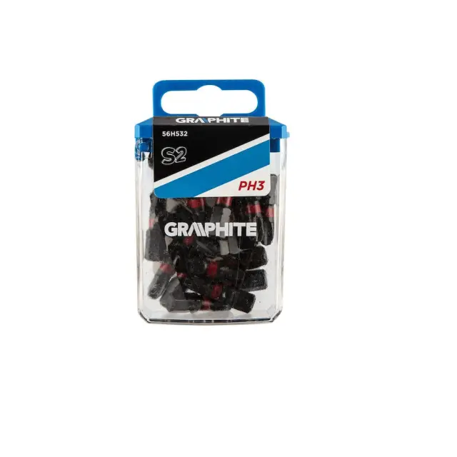 Σετ Μυτών Δράπανου Graphite 56H532 PH3 x 25mm 20τμχ