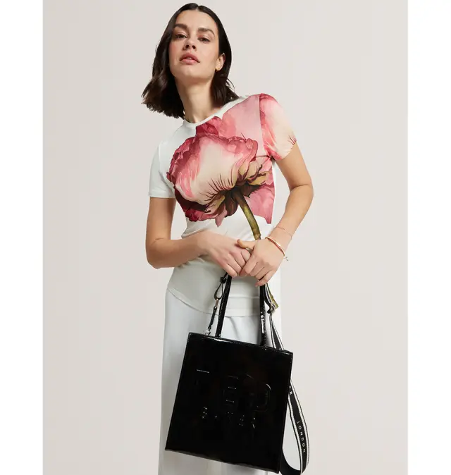 Γυναικεία Τσάντα Ώμου Ted Baker Iconica Small Icon 283616-Black Μαύρο - One Size 2