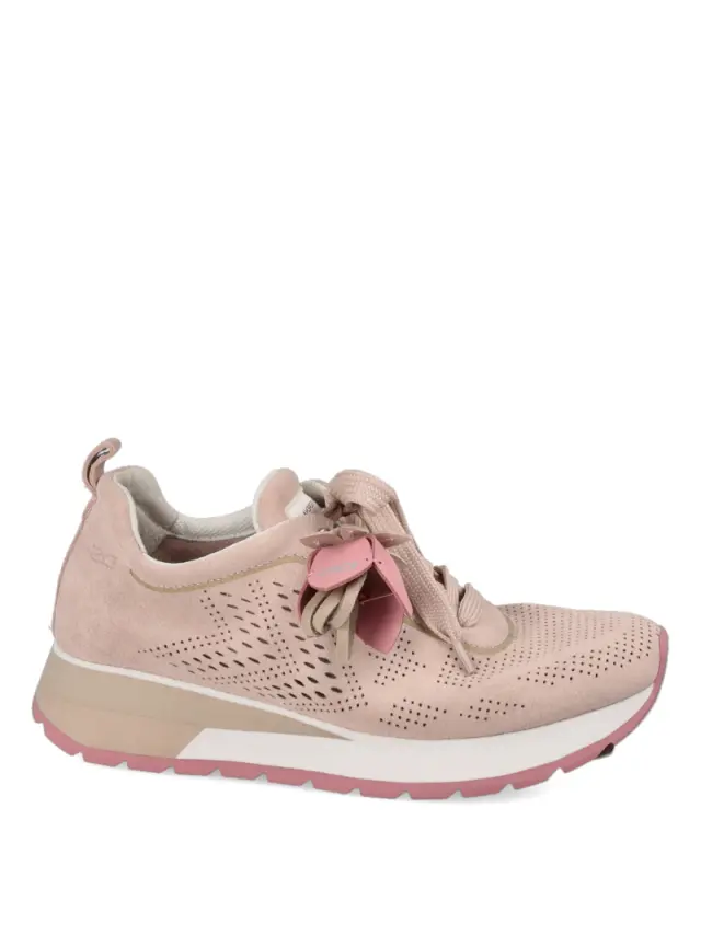 Donna Serena Sneakers Γυναικείο δέρμα/ύφασμα Μπεζ DSE/516008 NUDE - 37 3