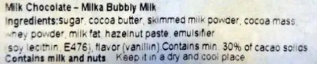 Milka Σοκολάτα Bubbly Alpine Milk 100 gr 2