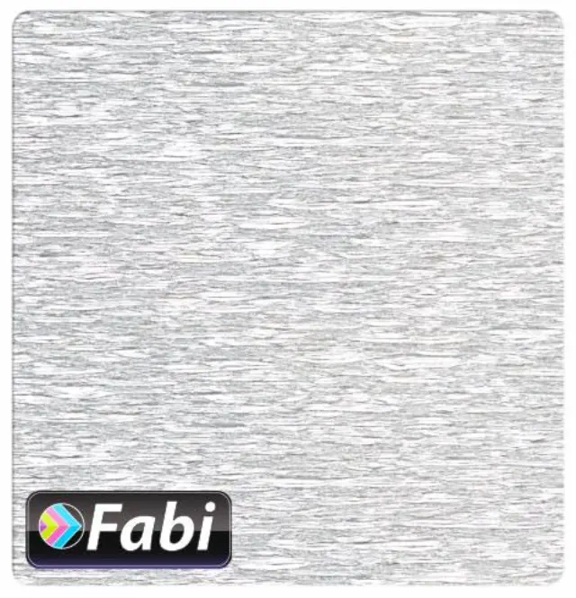 Γκοφρέ Fabi 50x200εκ Μεταλλικό Ασημί 8190