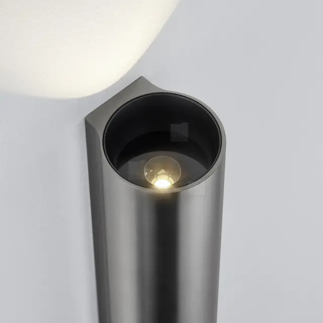 Απλίκα Τοίχου LED NIO Titanium Grey – Φωτιστικό Up & Down Σκούρο Γκρί Τιτάνιο 2