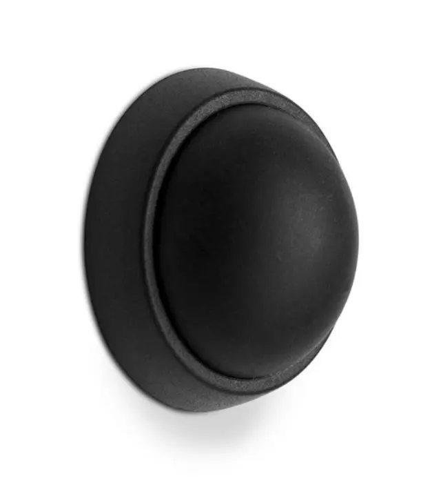 ΣΤΟΠ ΠΟΡΤΑΣ ΤΟΙΧΟΥ ΠΛΑΣΤΙΚΟ INOFIX 2450 33x33x18MM ΣΕΤ 2 ΤΕΜΑΧΙΩΝ Μαύρο