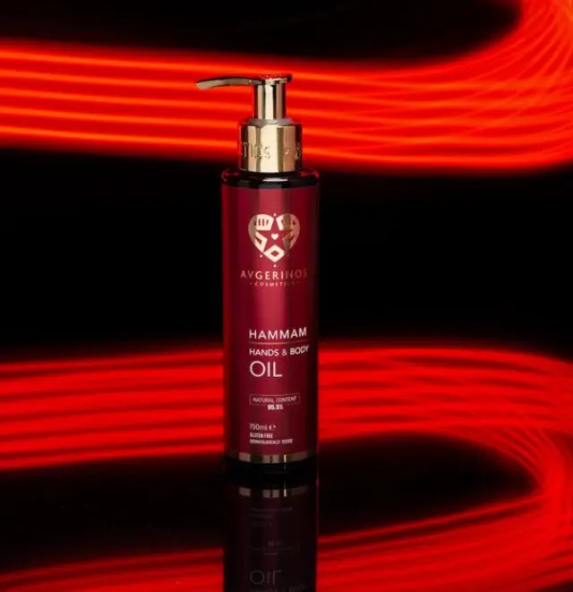 AVGERINOS COSMETICS HAND & BODY OIL HAMMAM 150ML 2