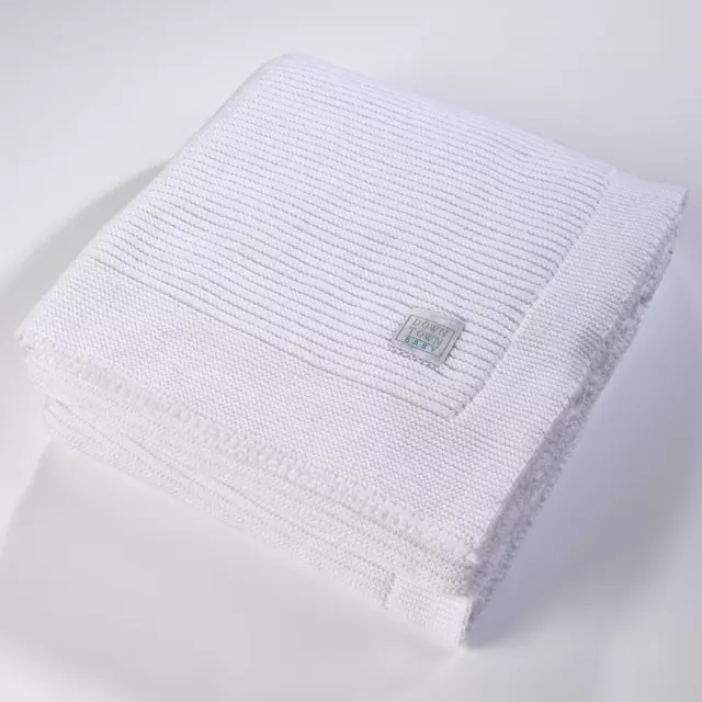 Κουβέρτα βαμβακερή DT446 Κούνιας 100x150 White